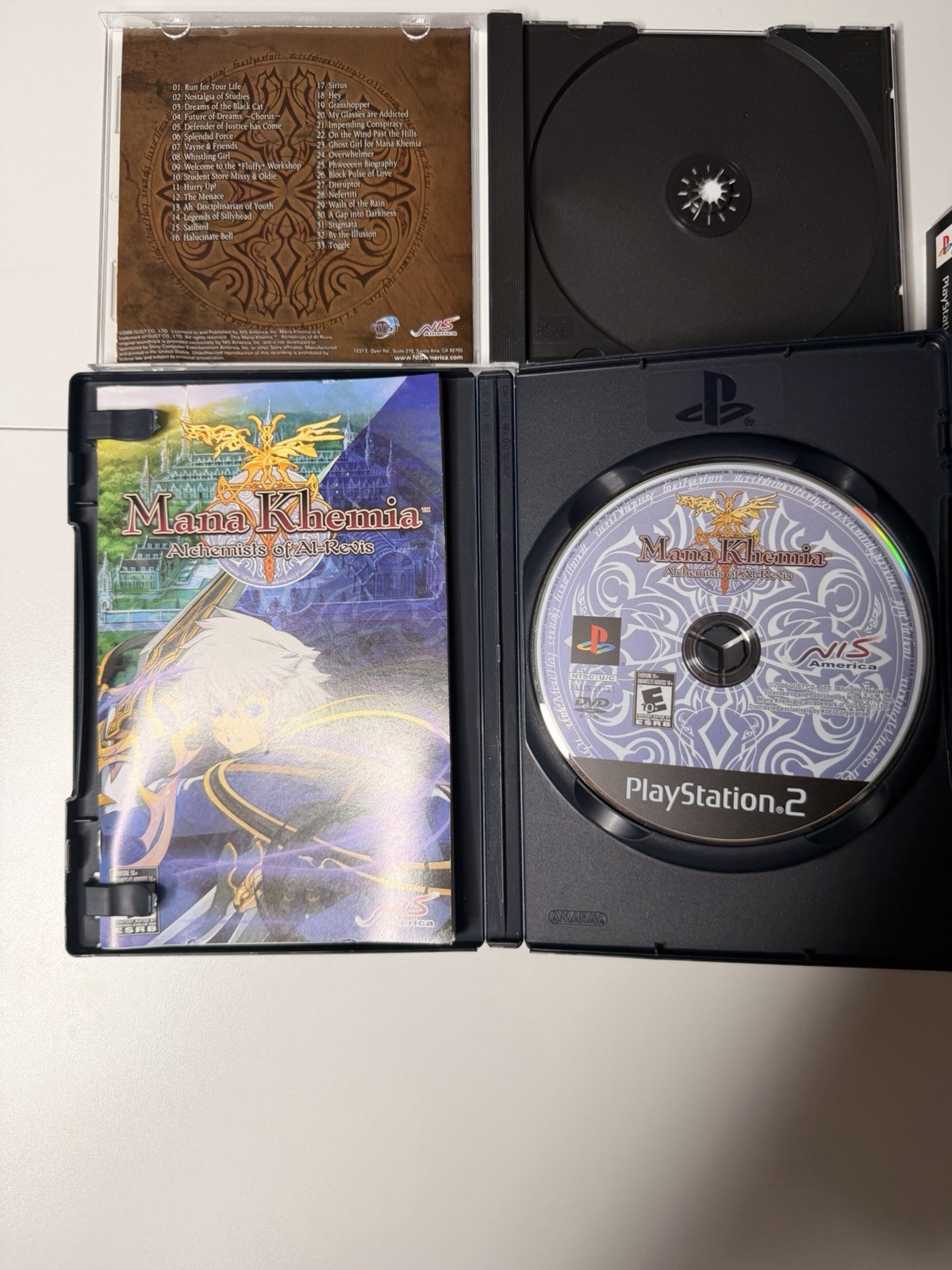 Mana Khemia Alchemists of Al-Revis Premium Box Set PS2 NIS CIB Soundtrack RPG