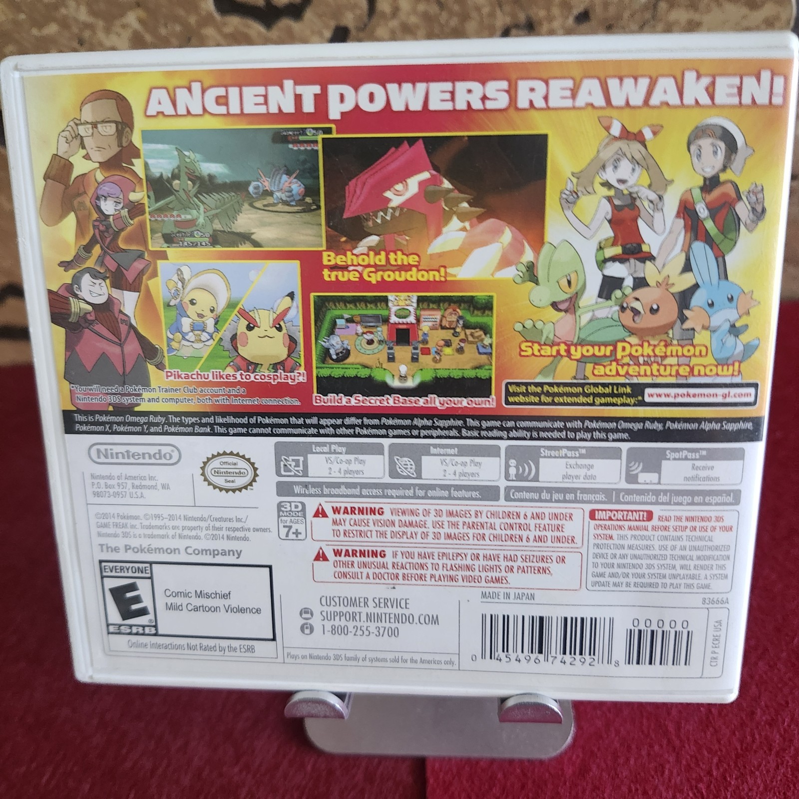 Pokemon Omega Ruby 3DS Game CIB Complete Case Manual