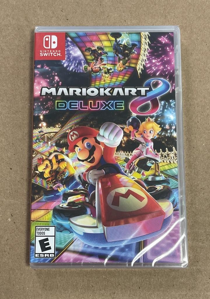 MARIO KART 8 DELUXE (NINTENDO SWITCH) BRAND NEW FACTORY SEALED.