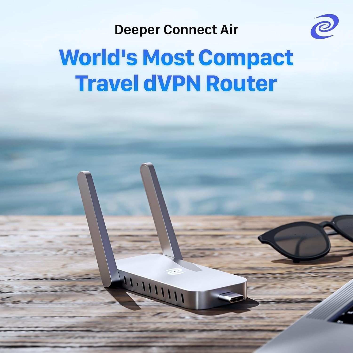 Deeper Connect Air(2023 Version) Basic 5.31 x 2.56 x 0.79 inches, Silver