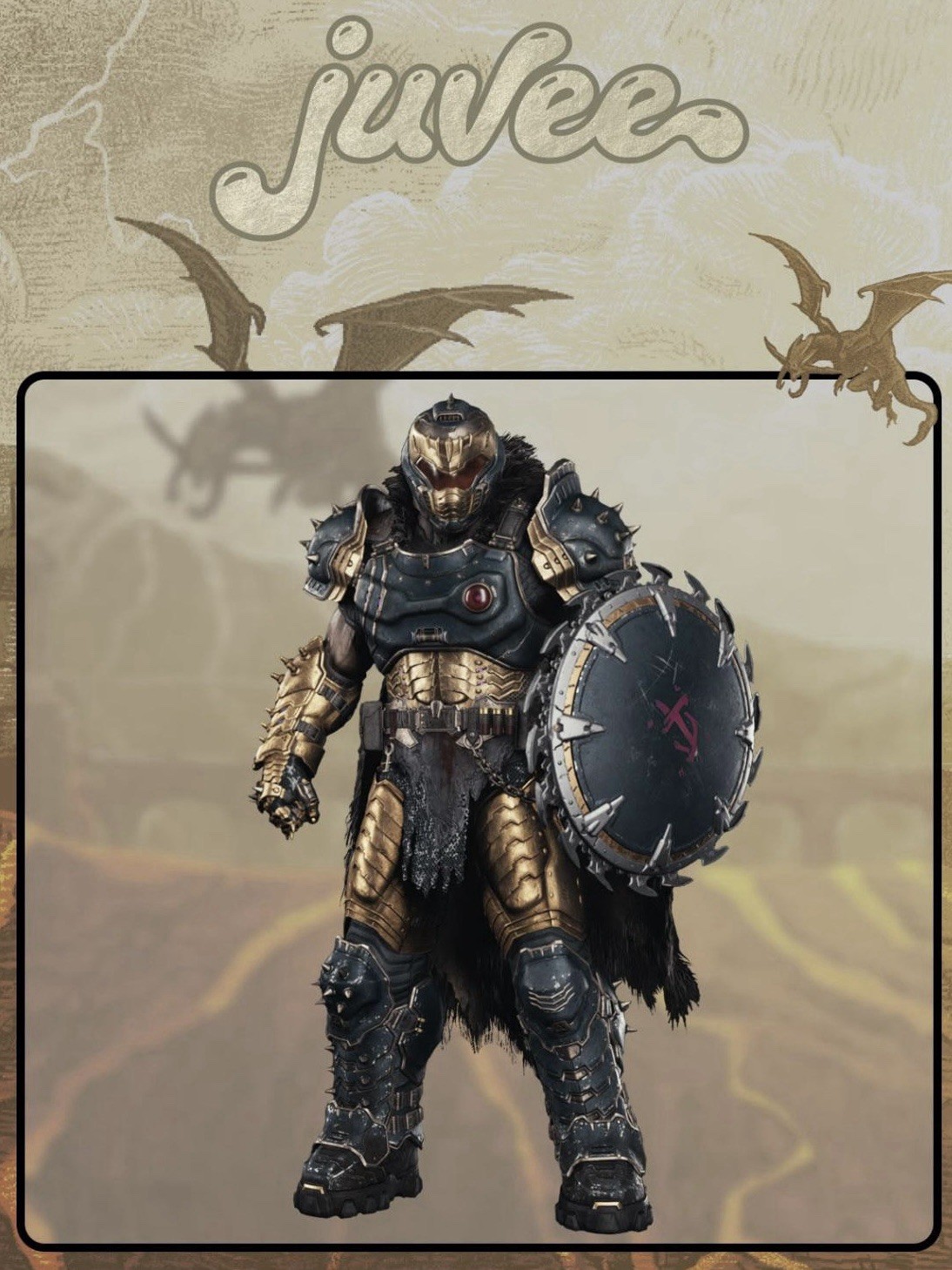 Onyx DOOM Slayer Skin | DOOM: The Dark Ages