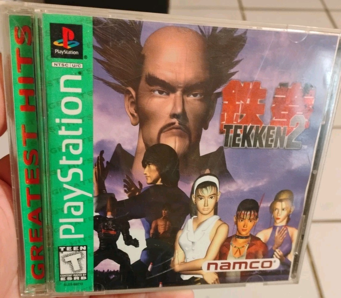 Tekken 2 & 3 Greatest Hits Bundle Sony Playstation 1 PS1 Complete Cib