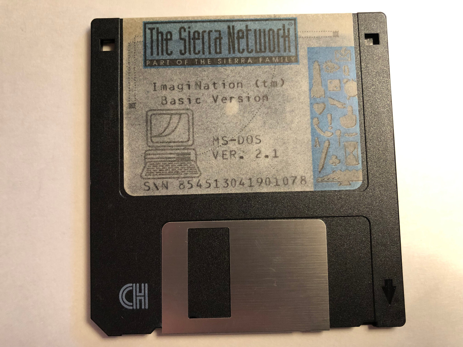 ImagiNation RARE Basic Version 2.1 (MS-DOS, The Sierra Network) PC 3.5″ TESTED