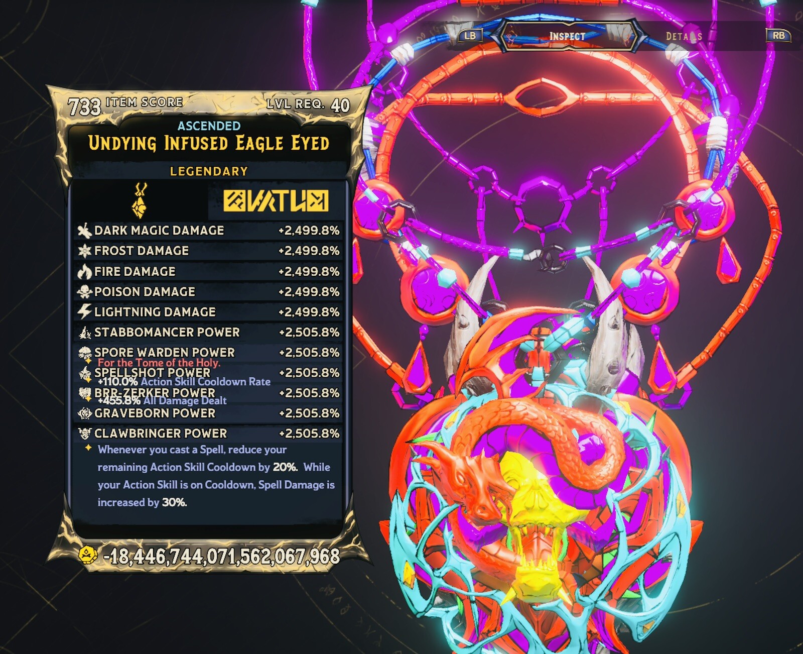 Tiny Tinas Wonderlands Godmode Max Level 40 Modded Items XBOX ONE X/S PS4 PS5 PC