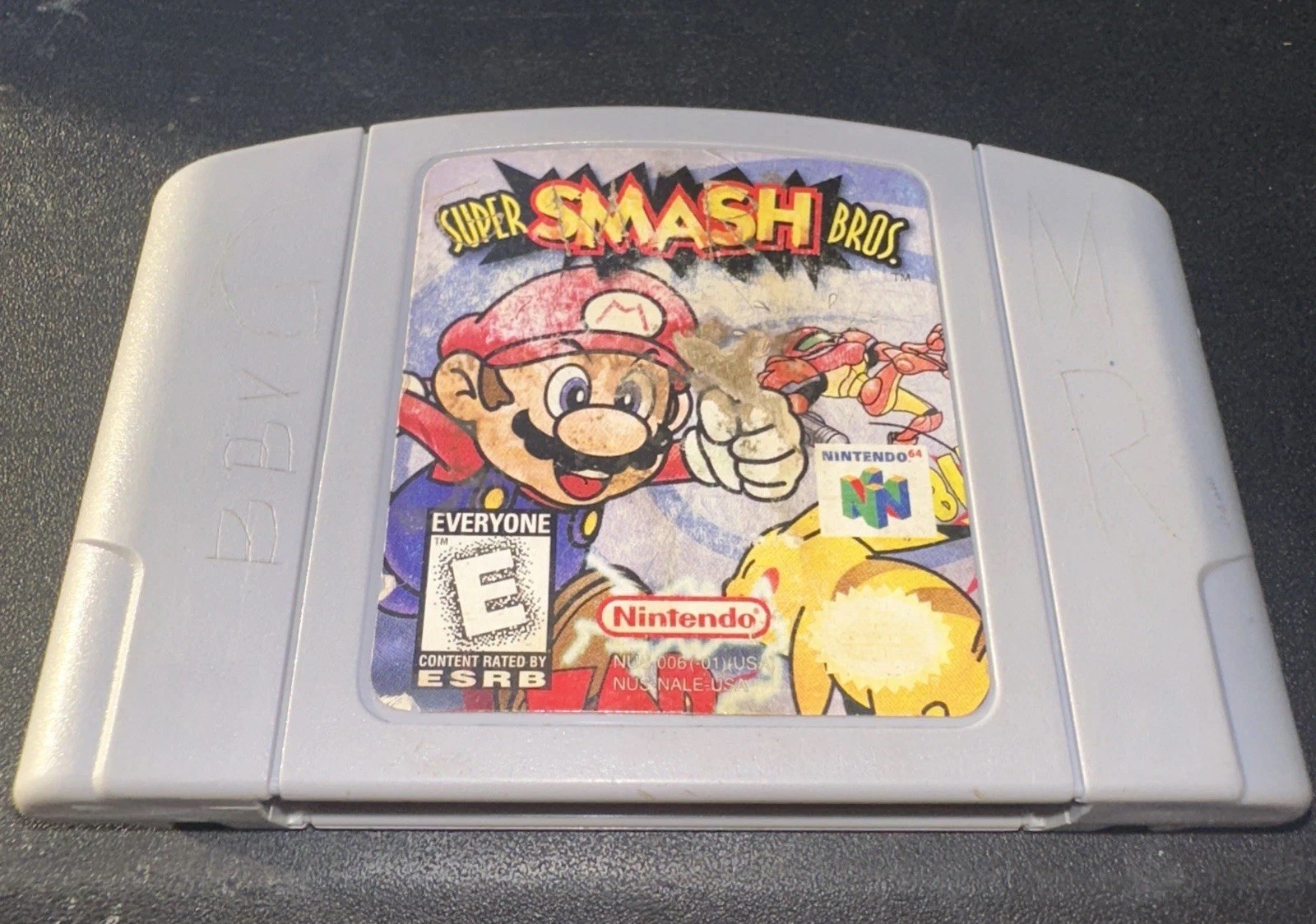 Super Smash Bros. (Nintendo 64, 1999) Cleaned / Tested / Authentic – N64