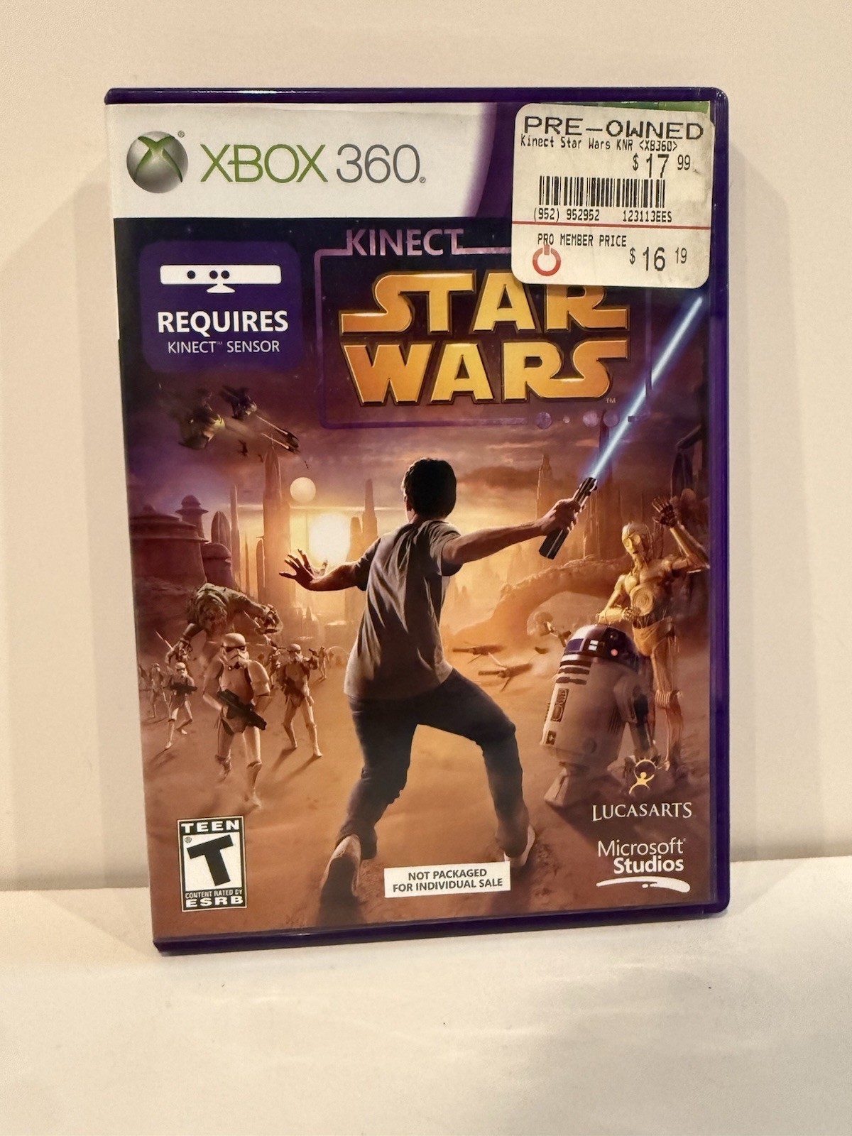 Kinect Star Wars (Microsoft Xbox 360, 2012) – CIB w/ Game Demo Disc – Tested