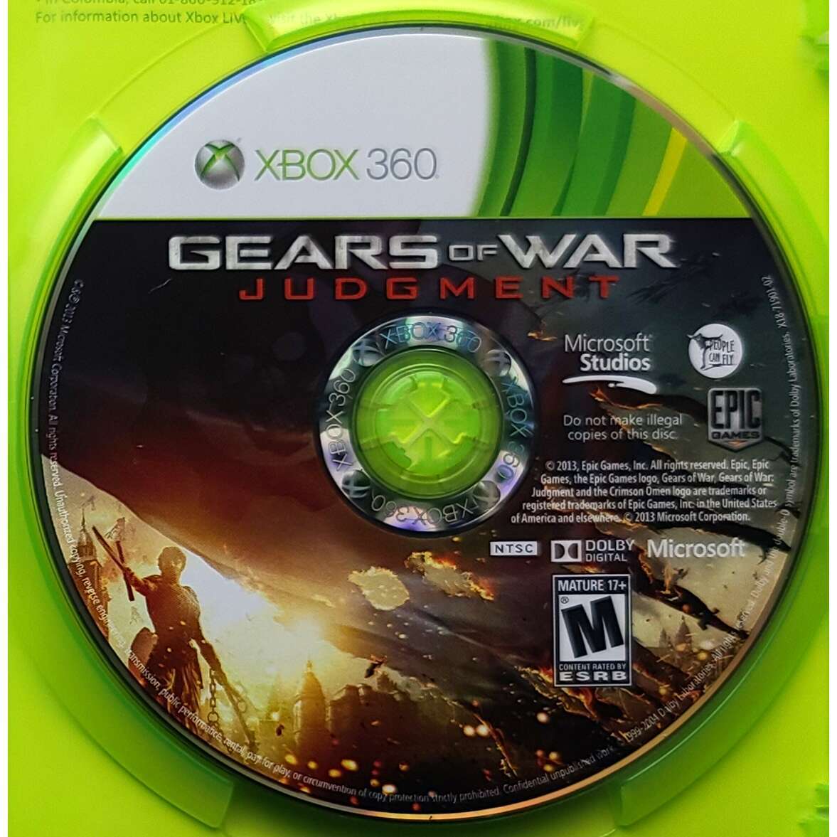 Gears of War Judgment – Microsoft Xbox 360 Pristine Authentic 180 Day Guarantee