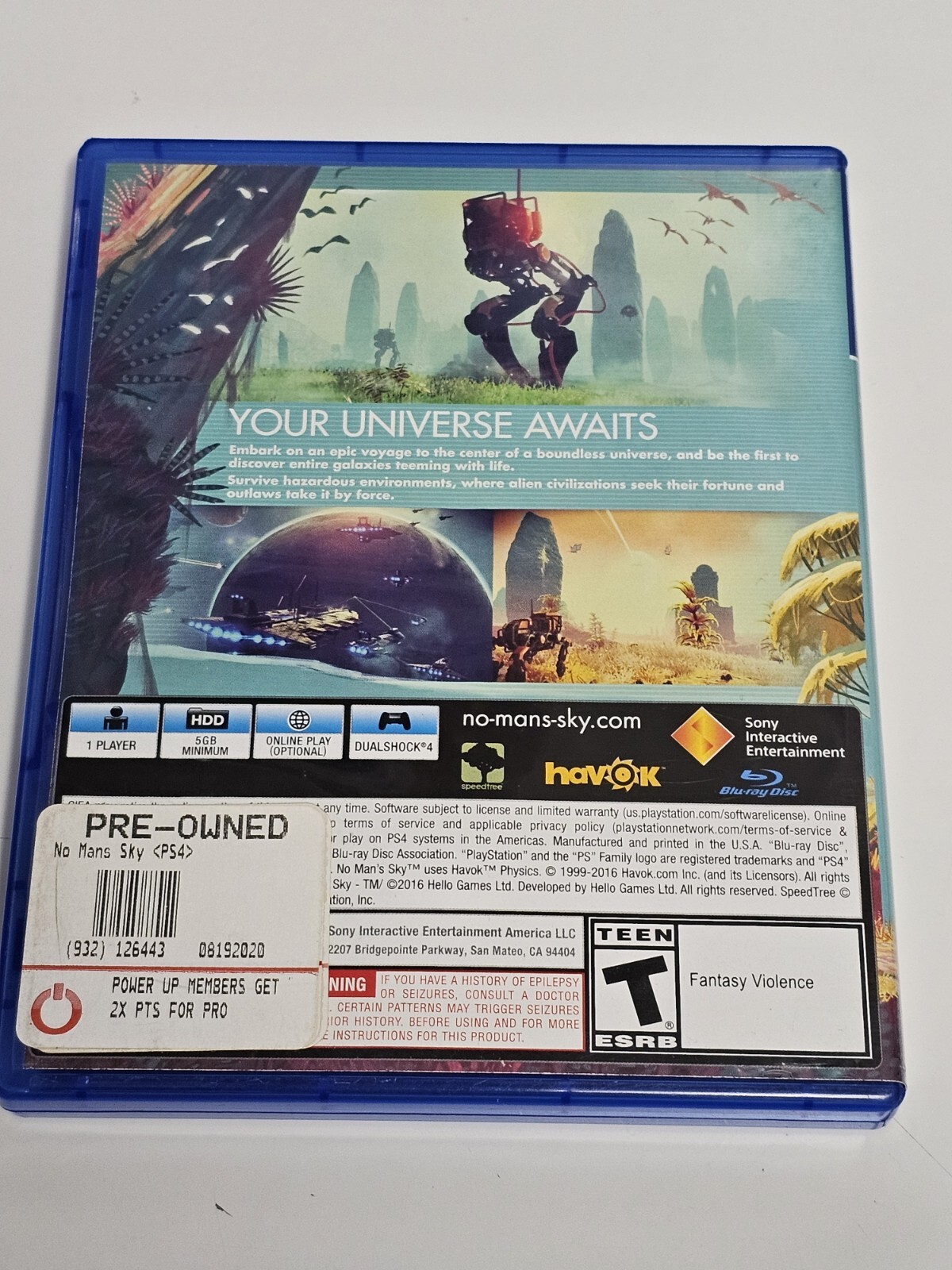 No Man’s Sky (PlayStation 4, 2016)