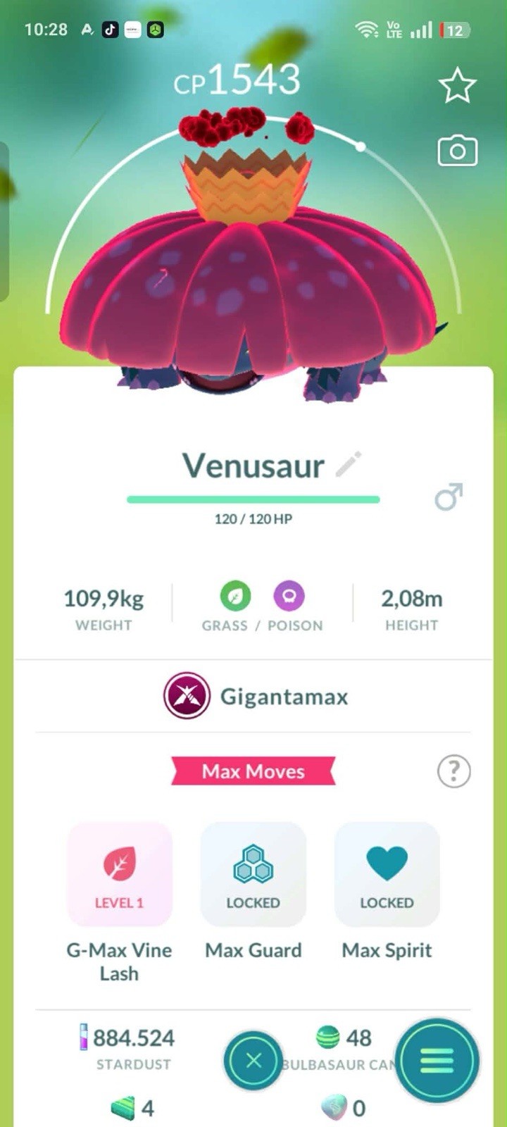Pokémon GO GIGANTAMAX Charizard Blastoise Venusaur 20k stardust