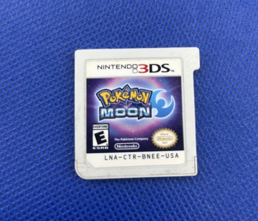 Pokemon Moon Nintendo 3DS 2017 Cartridge Only – Authentic Tested Works