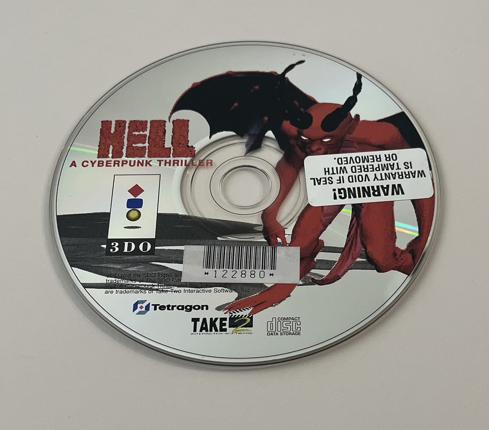 Take2 Interactive Hell: A Cyberpunk Thriller 3DO Compact Disc Video Game