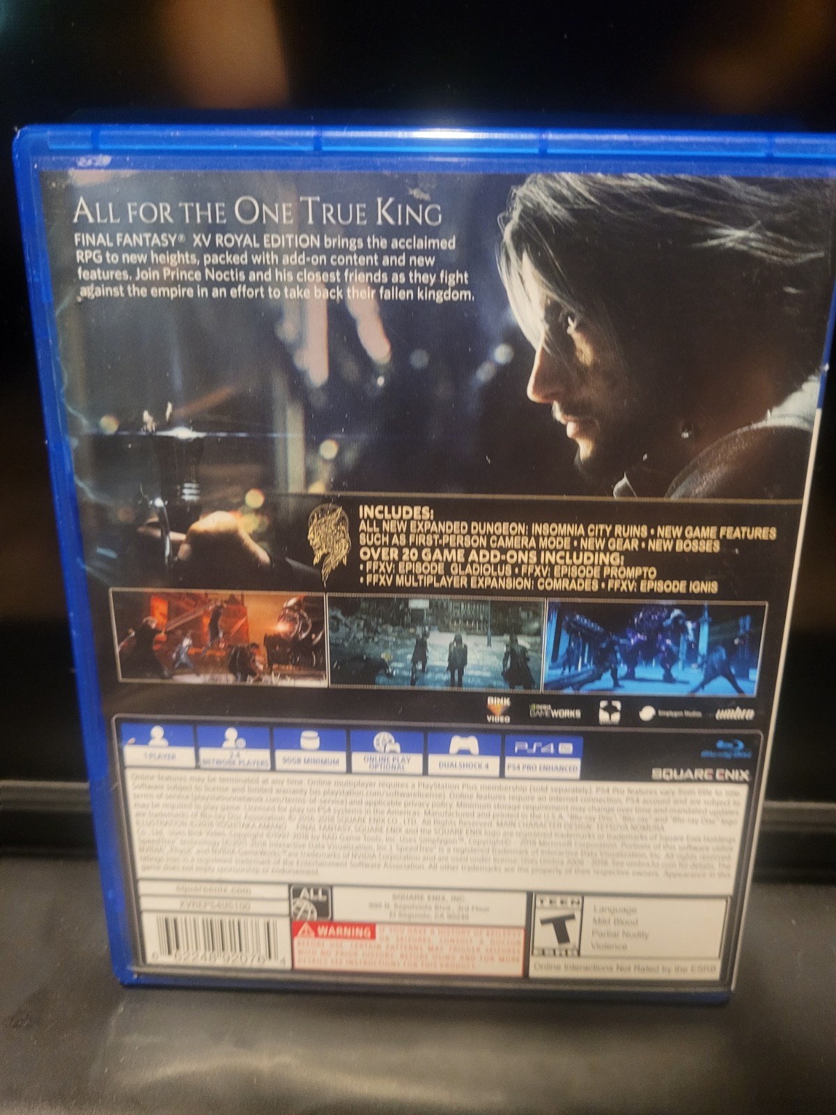 Final Fantasy XV: Royal Edition PS4 Brand New Game (2018 Action RPG)