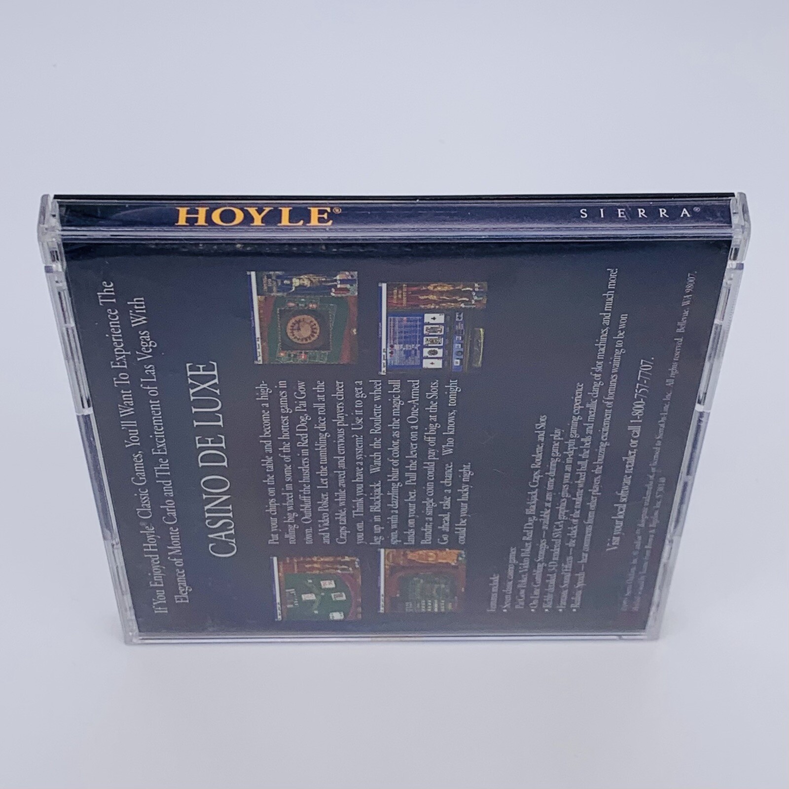 Hoyle Classic Games PC Windows, 1995 Sierra – Complete with Manual CIB Tested
