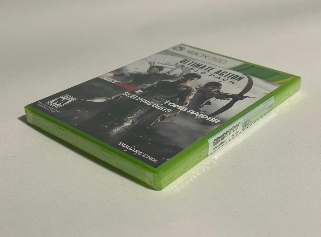 Ultimate Action Triple Pack Xbox 360 Just Cause 2 , Sleeping Dogs , Tomb Raider