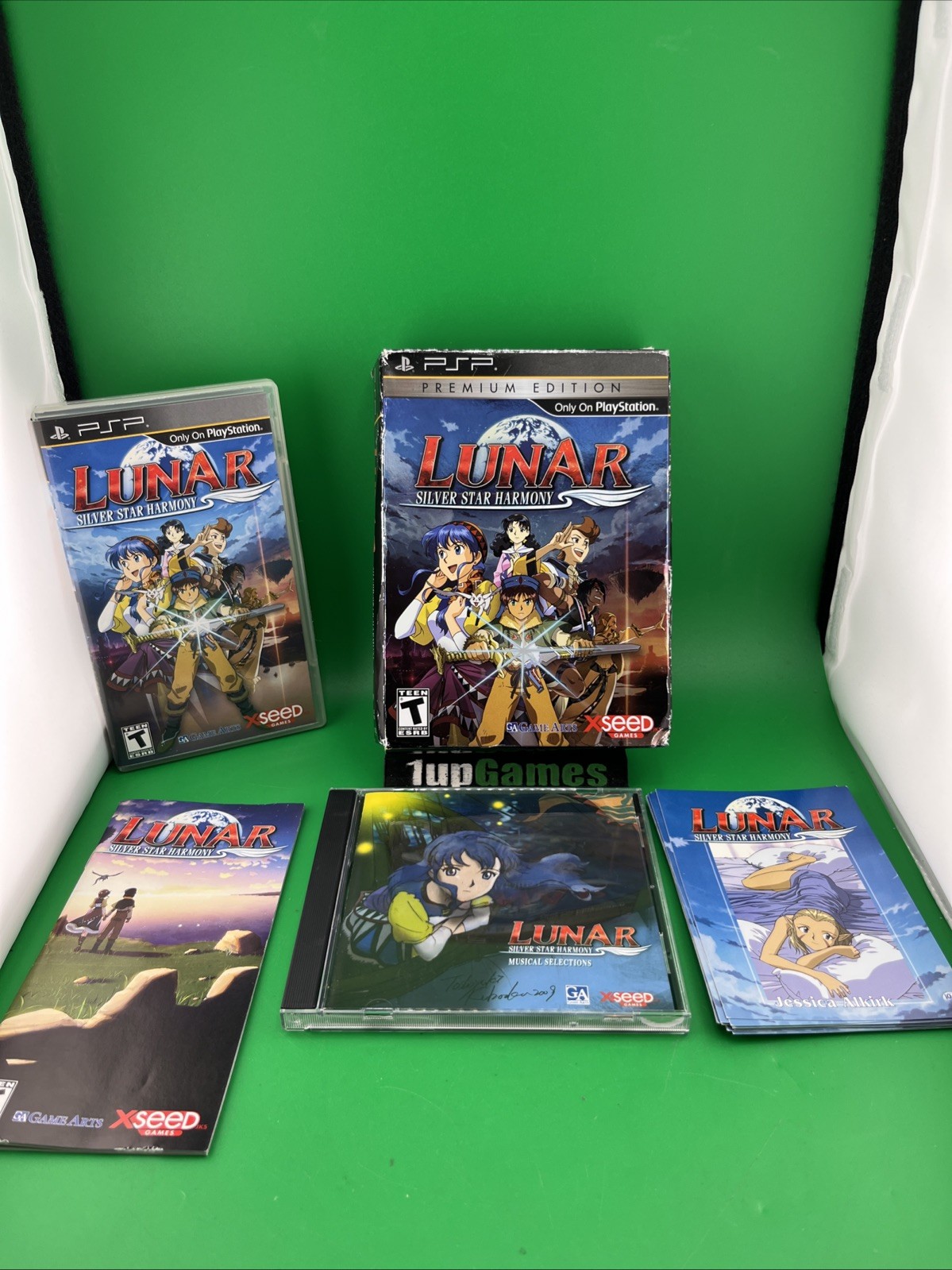 Lunar: Silver Star Harmony Premium Edition XSEED PSP Very Clean No Game (T04)