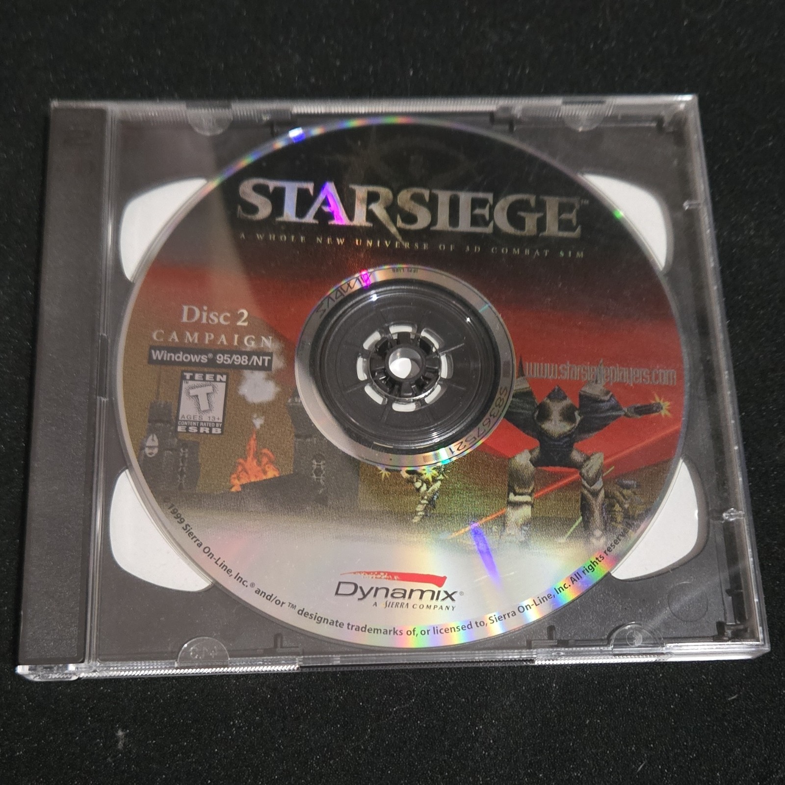 Dynamix Starsiege Tribes PC Shooter Campaign Windows 95/98/NT 1999