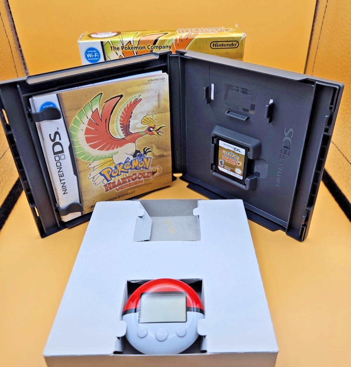 Pokémon: HeartGold Version (Nintendo DS, 2010) Complete US Pokewalker