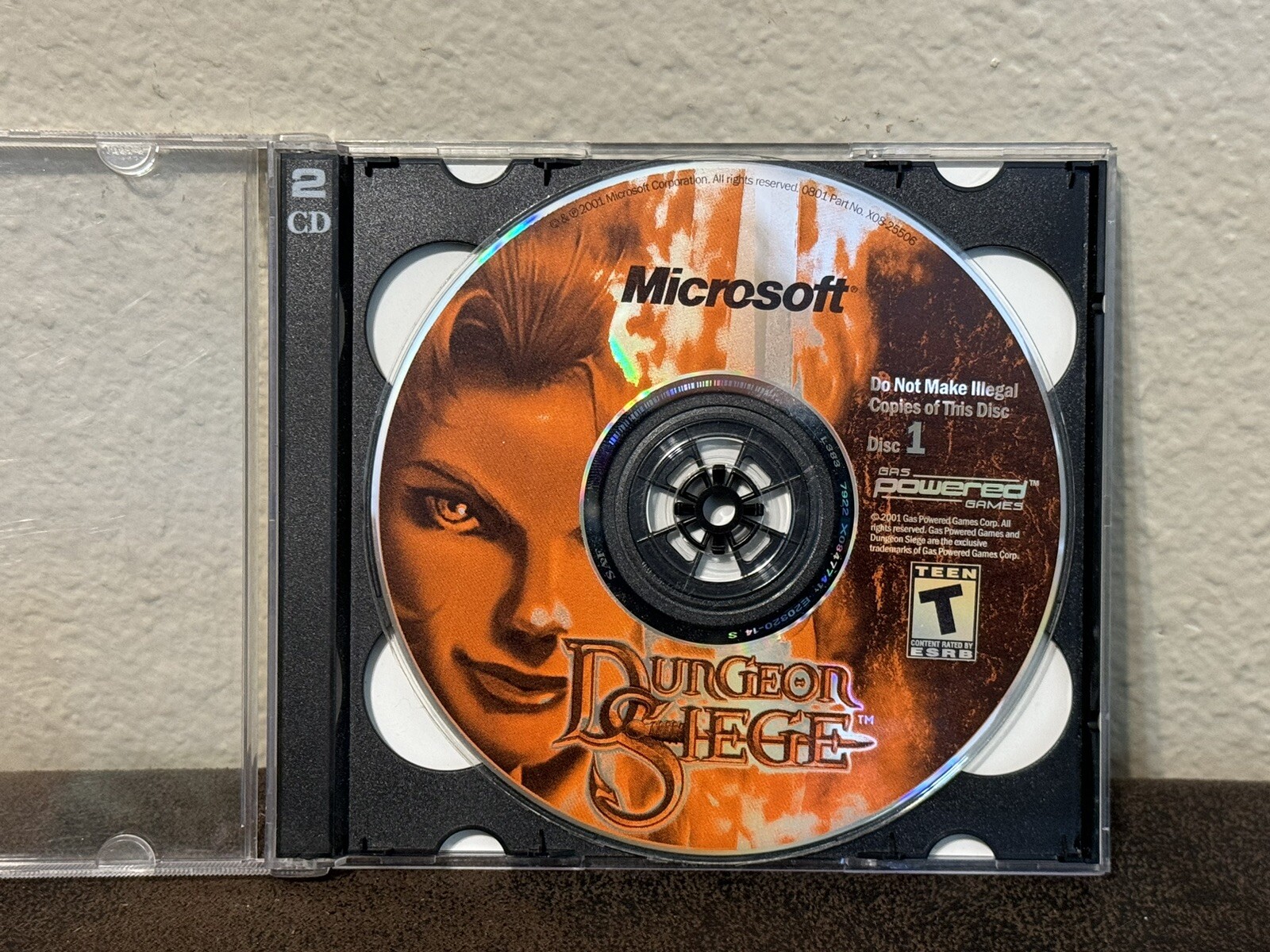 Dungeon Siege PC CD-ROM Computer Video Game RPG Strategy 2002