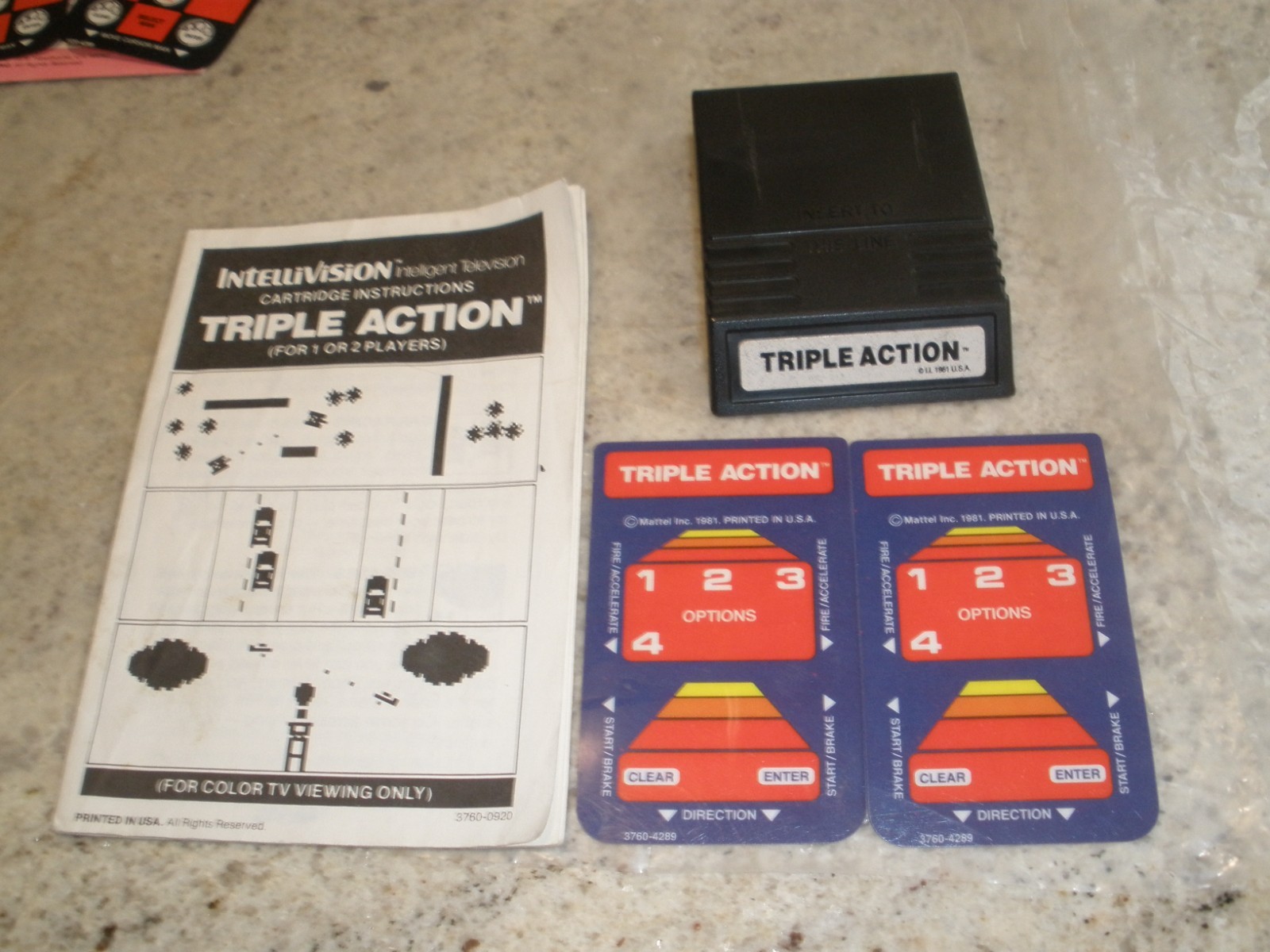HUGE LOT OF VINTAGE INTELLIVISION GAMES, MANUALS, OVERLAYS (UNTESTED)