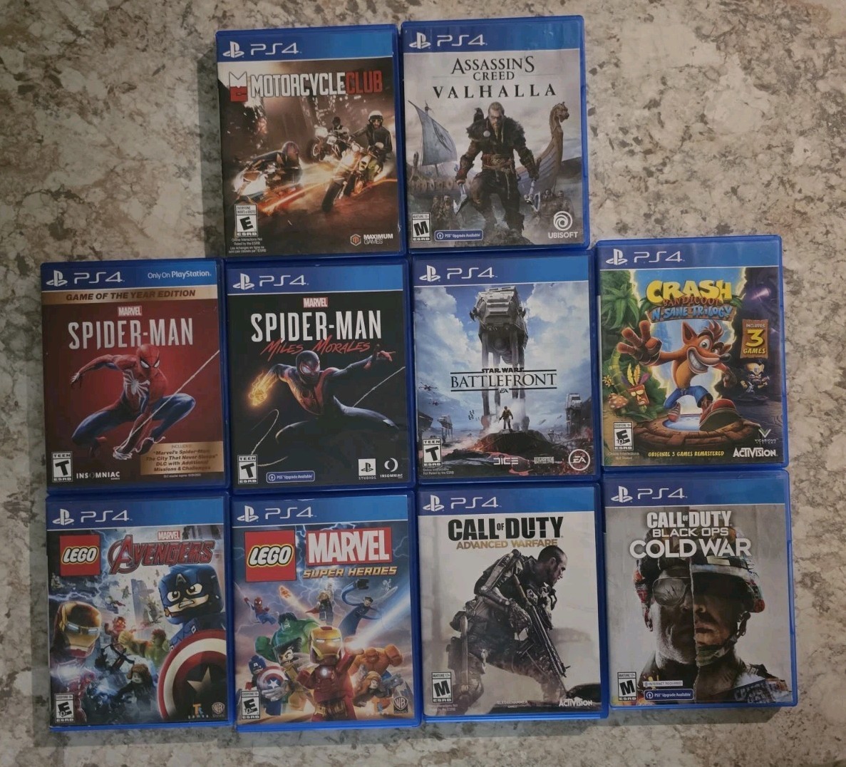 PS4 Games Bundle Lot