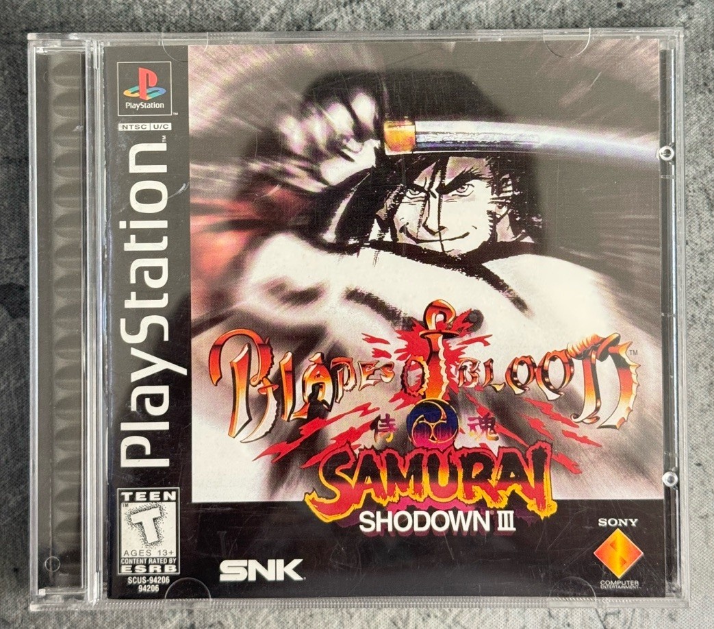 Samurai Shodown III: Blades of Blood Sony PlayStation 1 CIB w/Manual VG – Tested