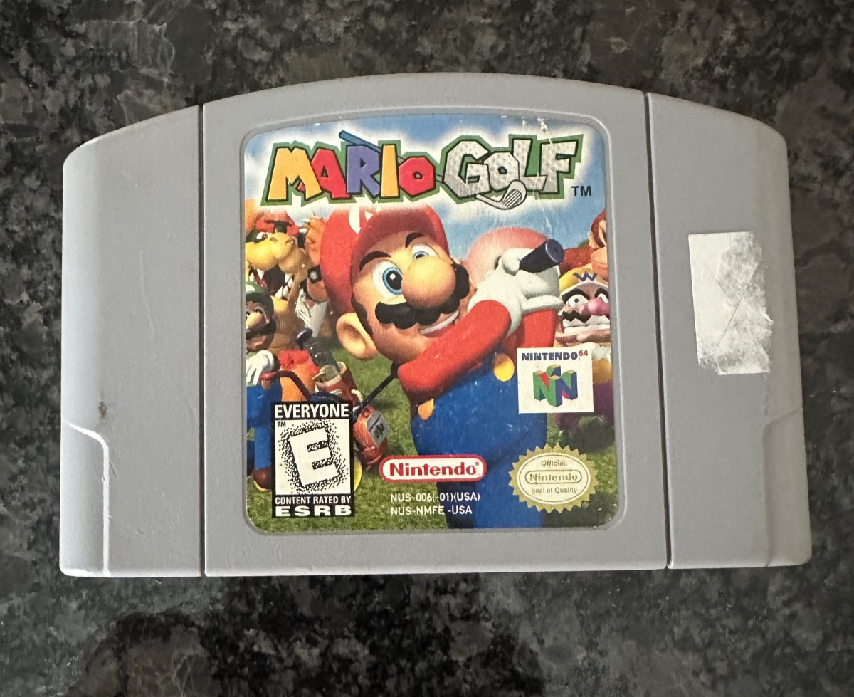 Mario Golf Nintendo 64 game dated 1997 Japan Pre-Owned NO BOX or MANUAL