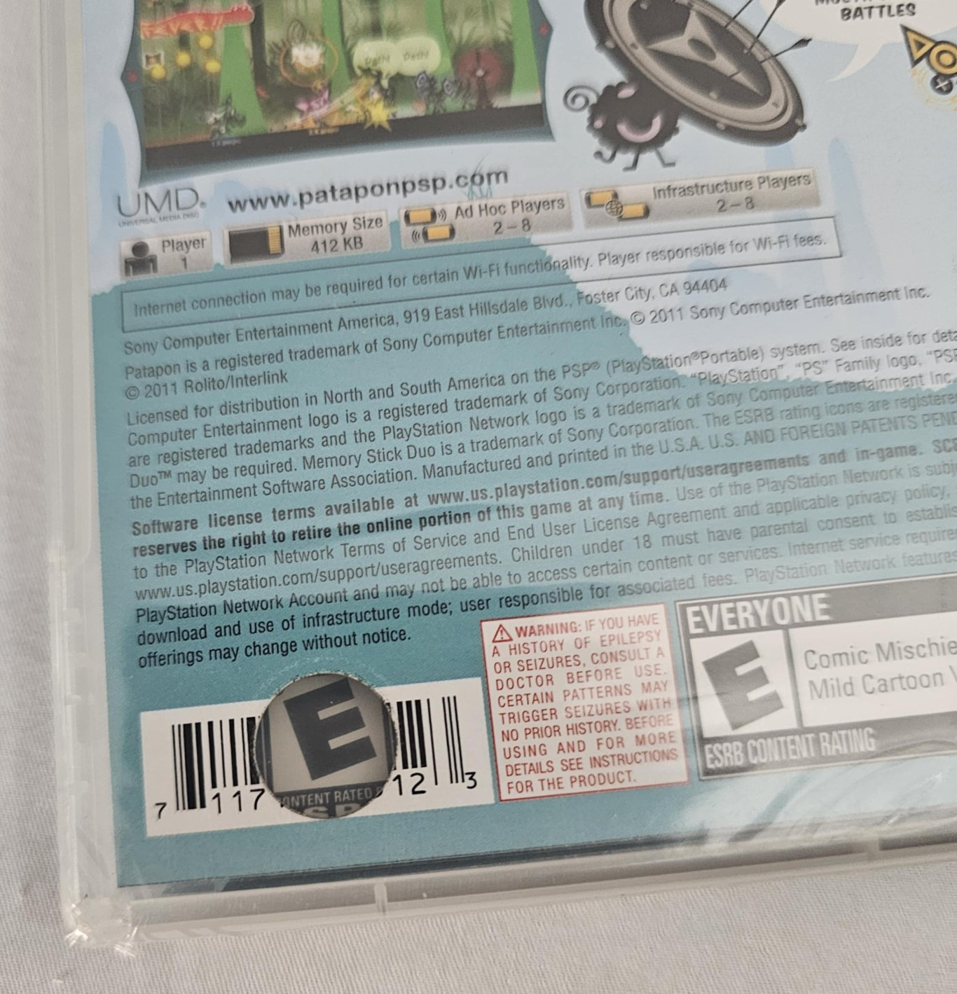 Patapon 3 – Physical Disc Version (PlayStation Portable PSP) Brand New
