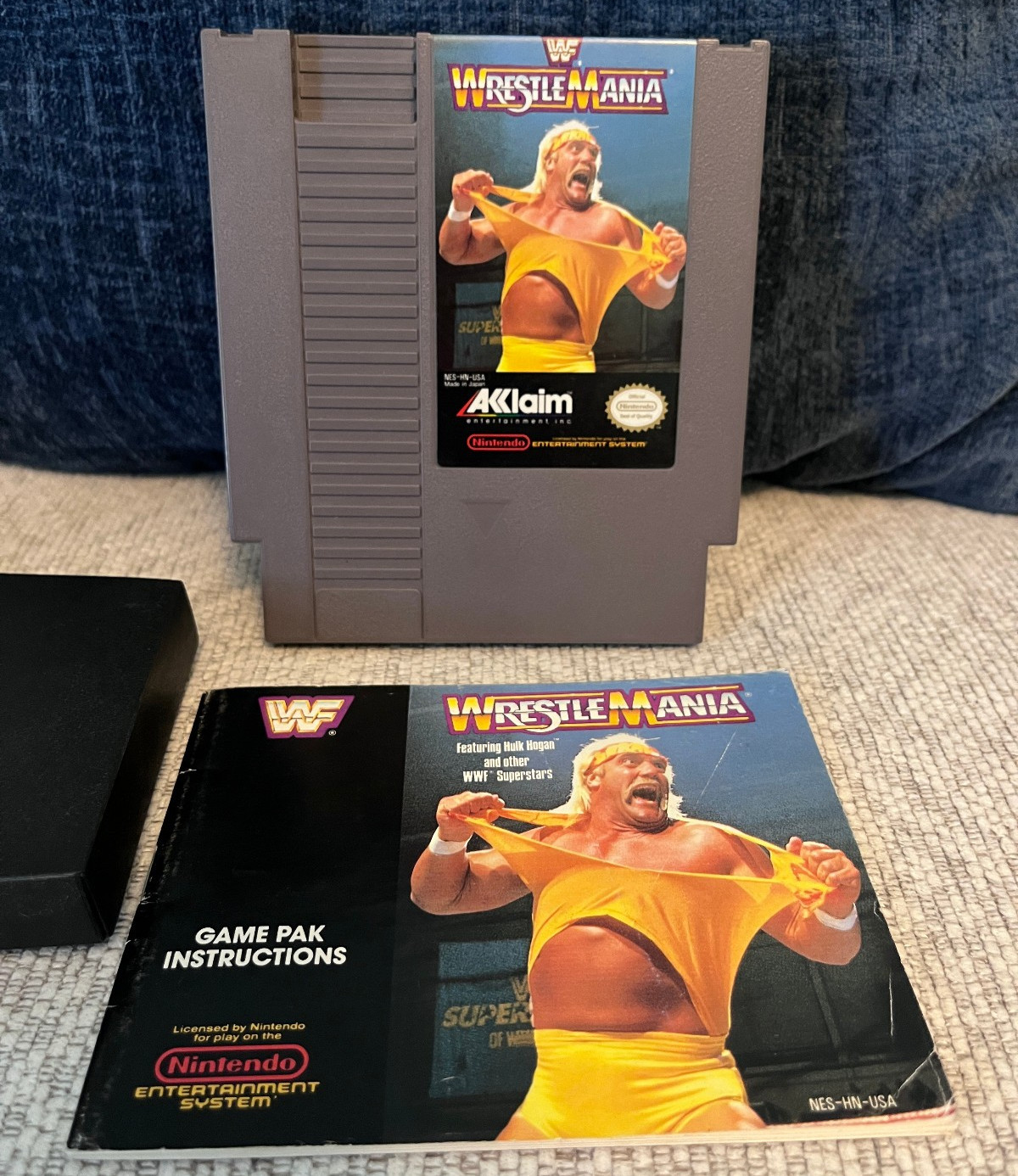 WWF WrestleMania – with Manual (Nintendo Entertainment System) Tested/Working!