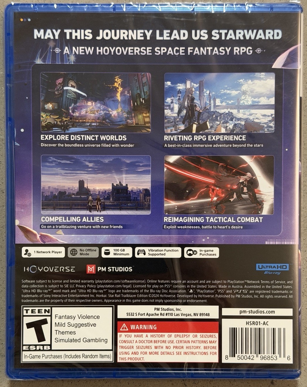 Honkai: Star Rail Trailblazer Edition – Sony PlayStation 5, 2024 – New & Sealed