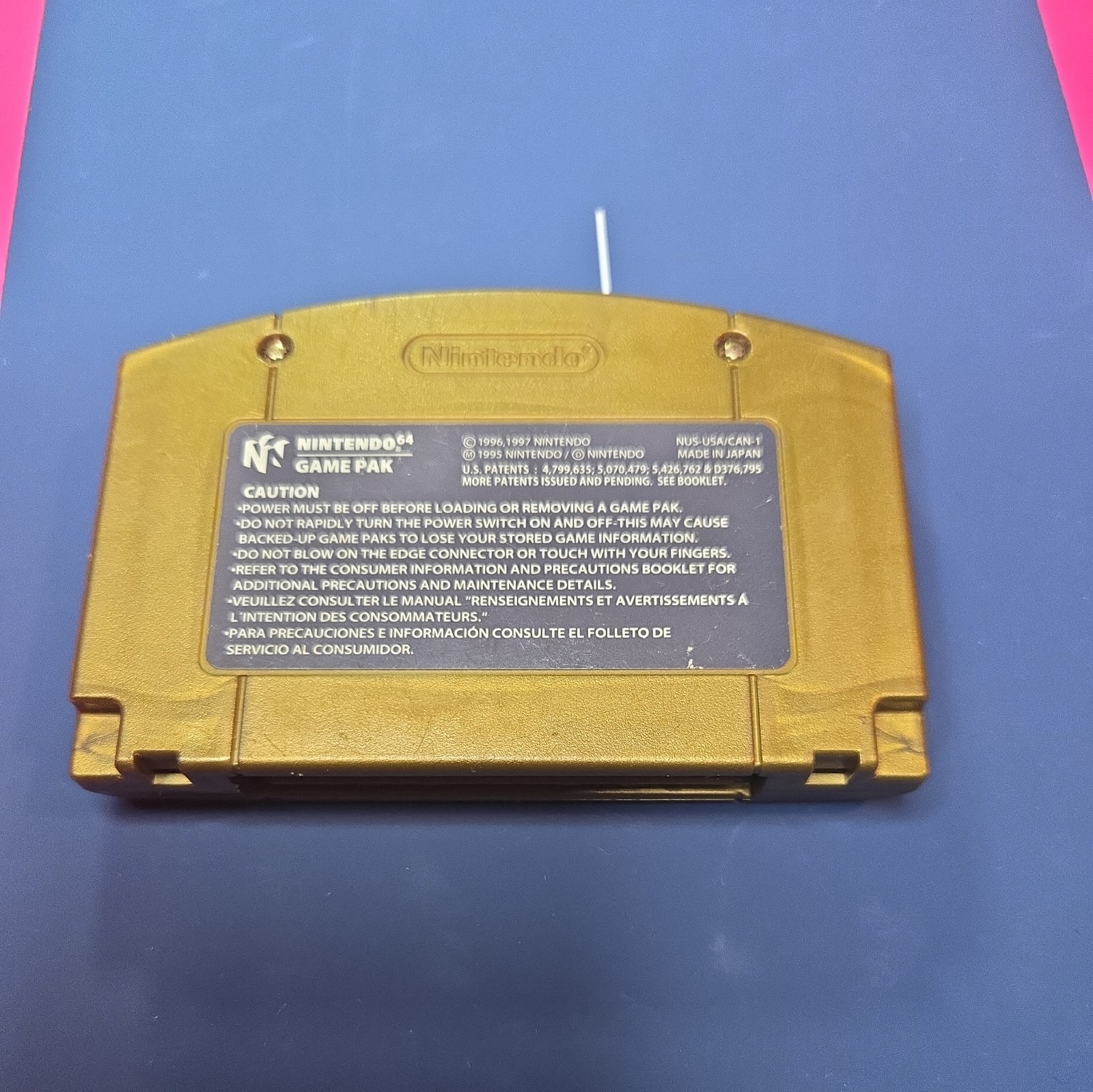 Legend of Zelda: Majora’s Mask (Nintendo 64, 2000) HOLOGRAPHIC LABEL