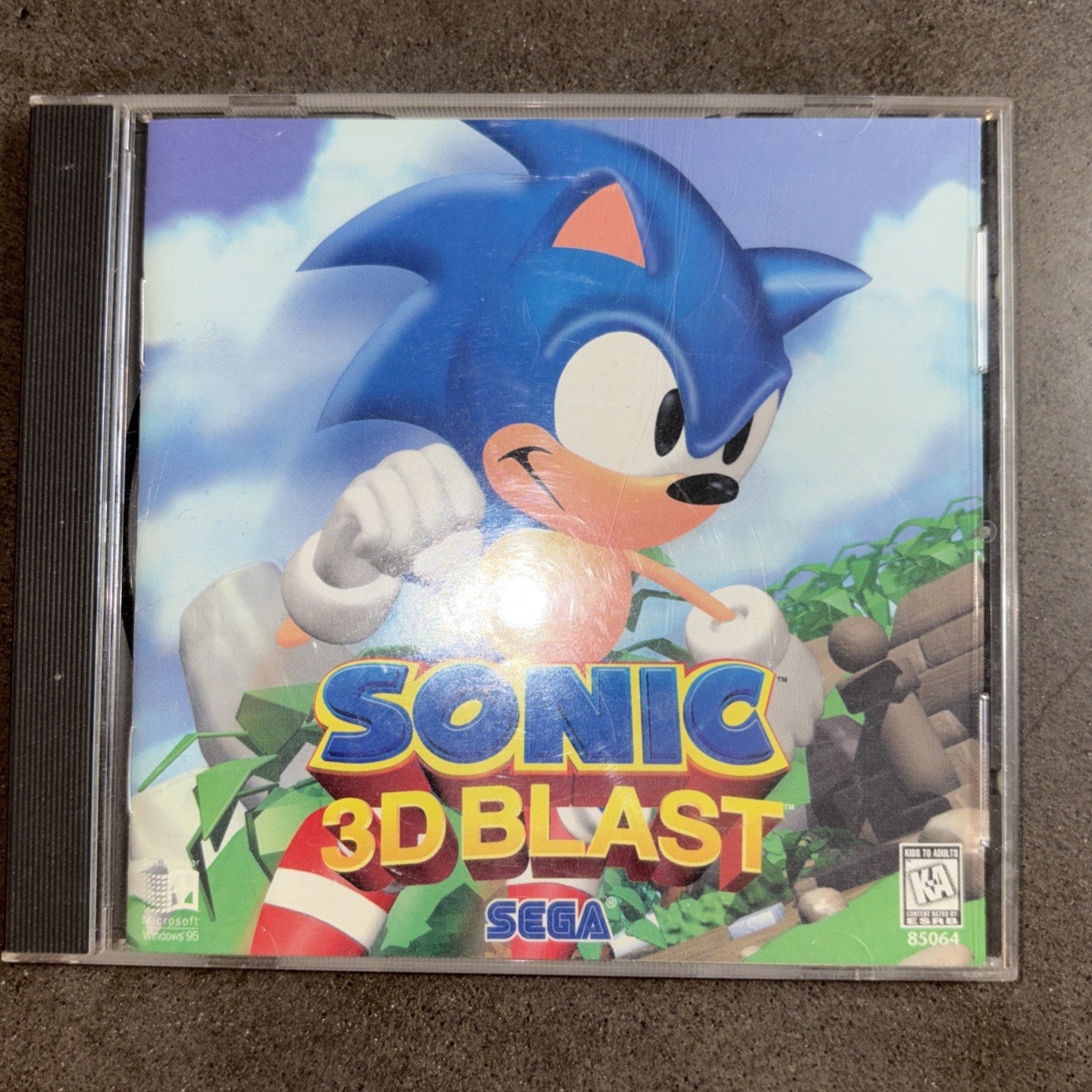 Sonic 3D Blast Sega PC Computer Game Windows 95 NTSC US RARE