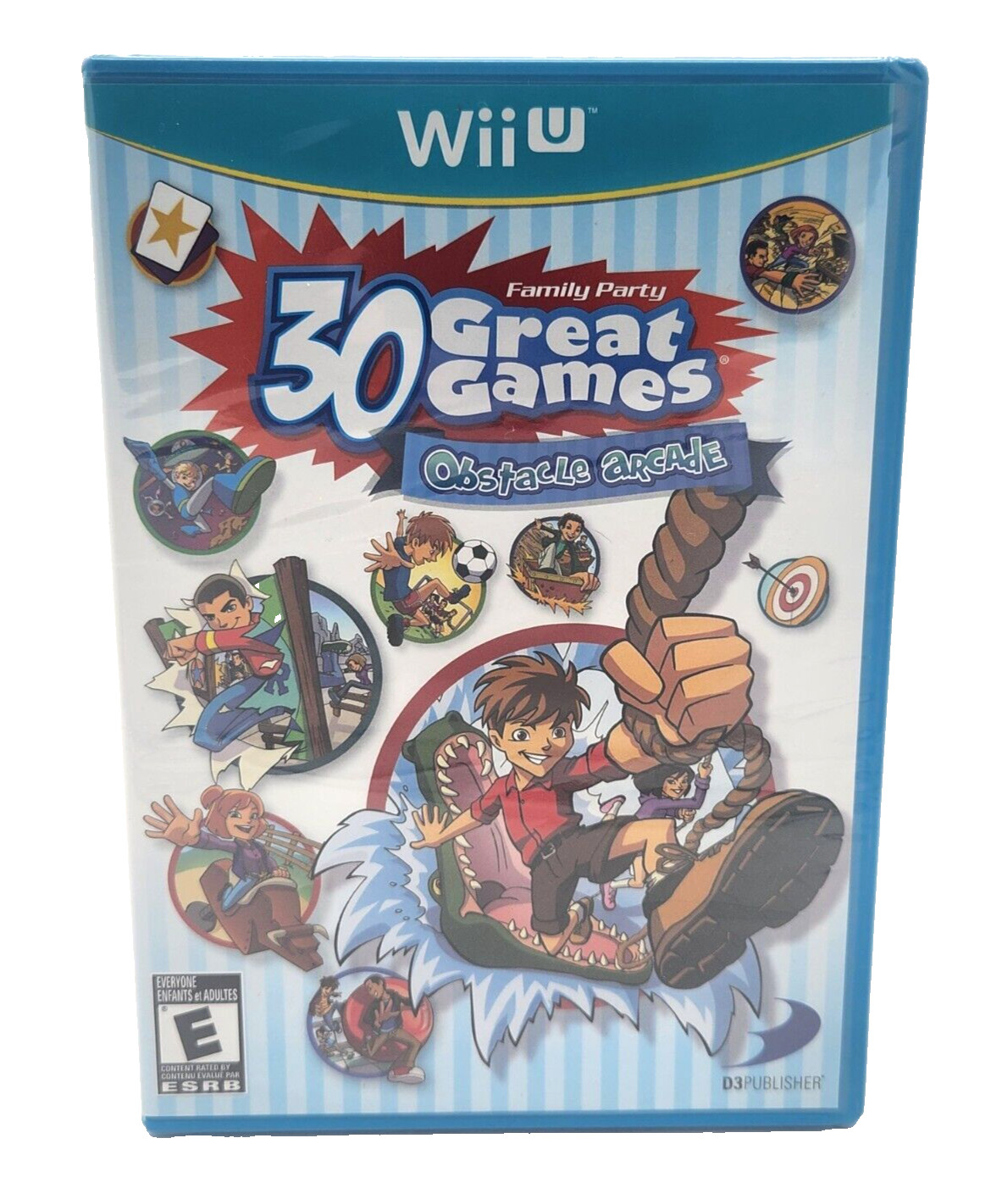 Family Party: 30 Great Games Obstacle Arcade (Nintendo Wii U, 2012) New US Ver.