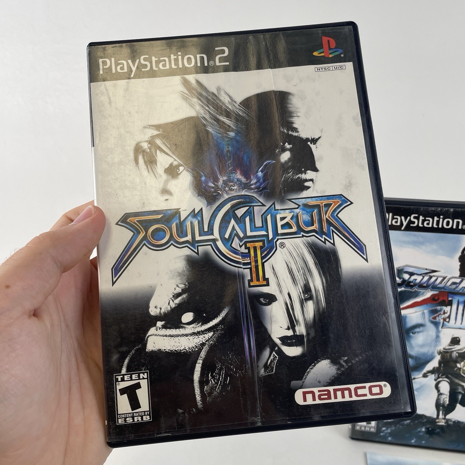 Soul Calibur 2 II & 3 III (PlayStation 2 PS2) Black Label Bundle Lot TESTED!