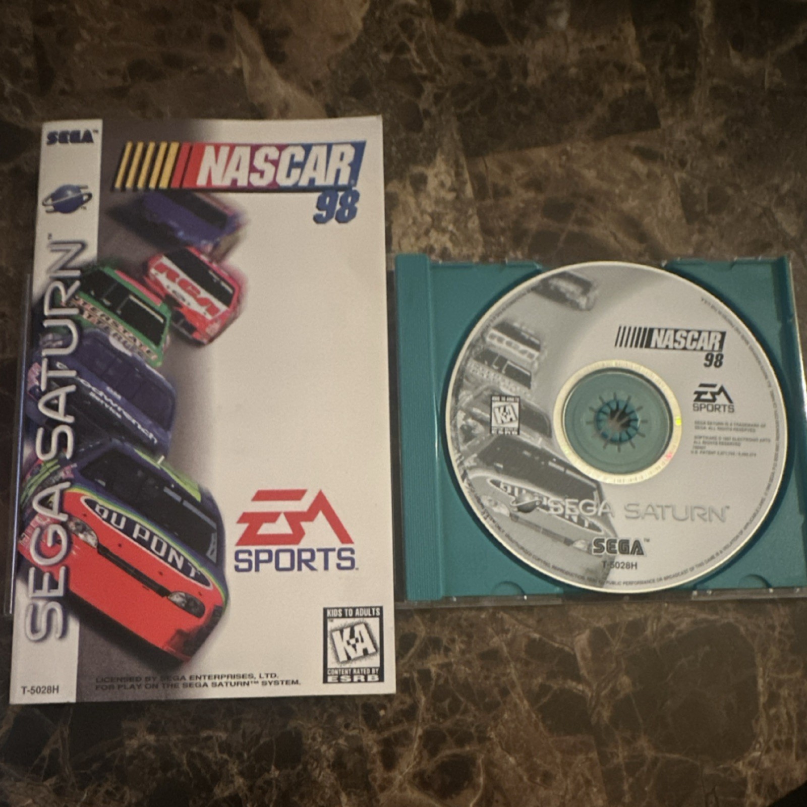 EA SPORTS NASCAR 98 Sega Saturn Racing Game Manual Included KA-Kids to Adults
