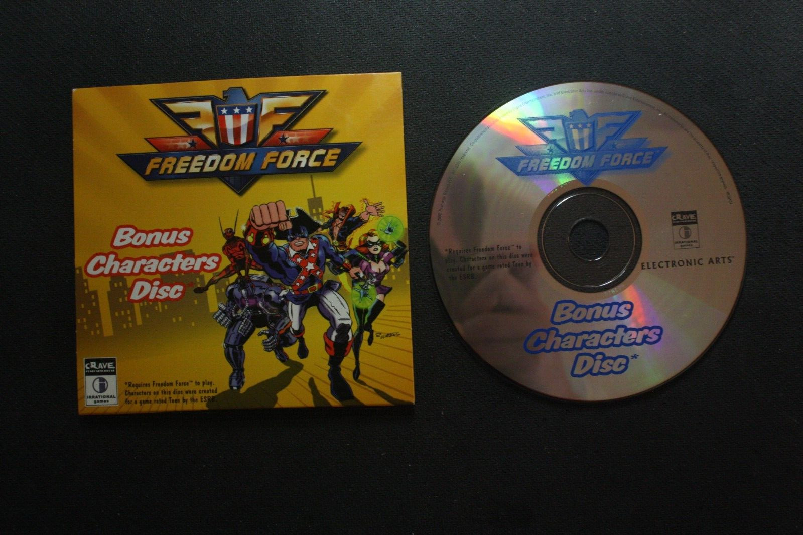 IBM PC Freedom Force & FF vs. the Third Reich with boxes & Bonus Character disk