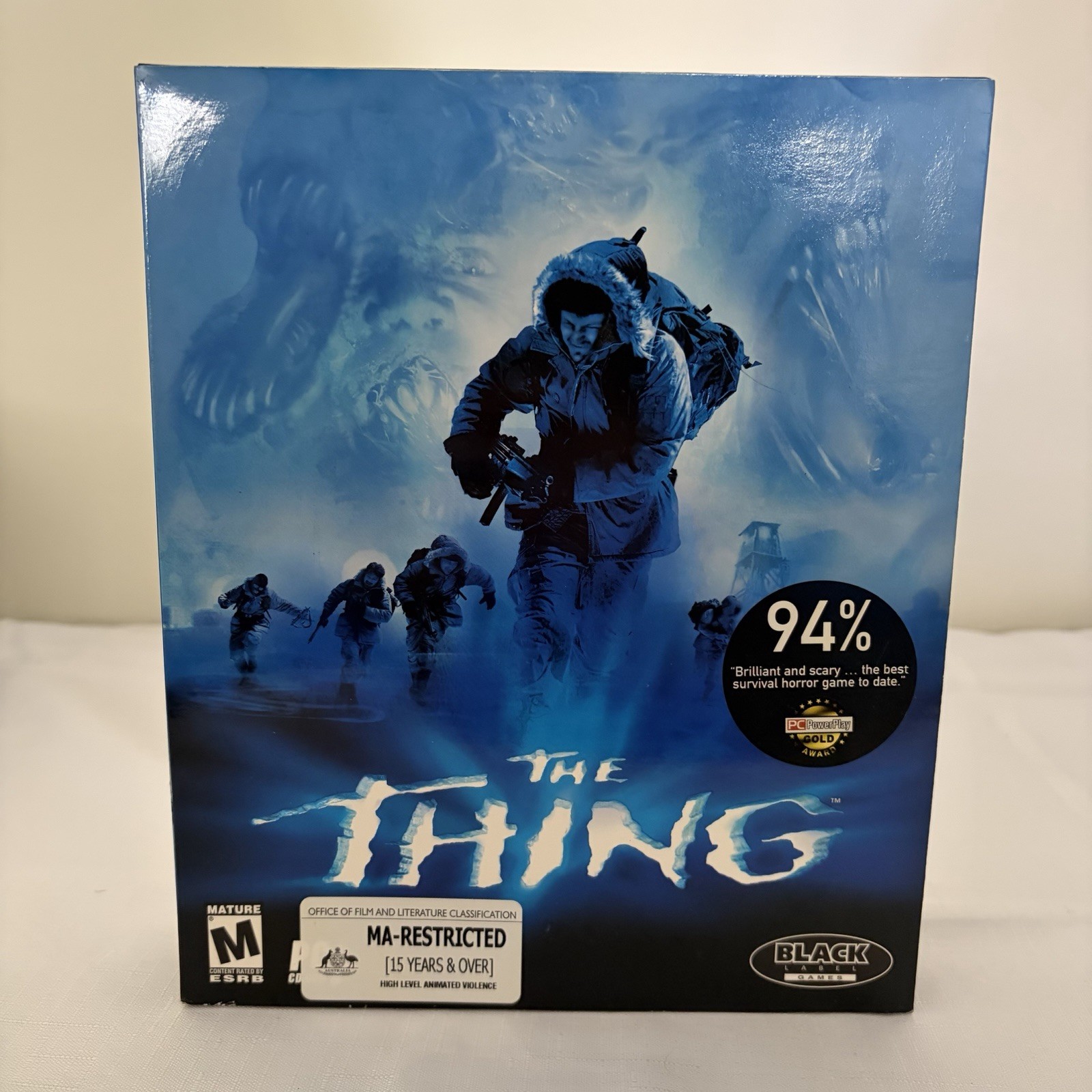 The Thing PC Big Box Sealed Australian Release Black Label Games Horror Rare