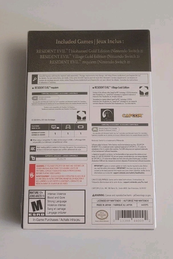 Resident Evil Generation Pack 30th Anniversary – Nintendo Switch 2 Sealed!