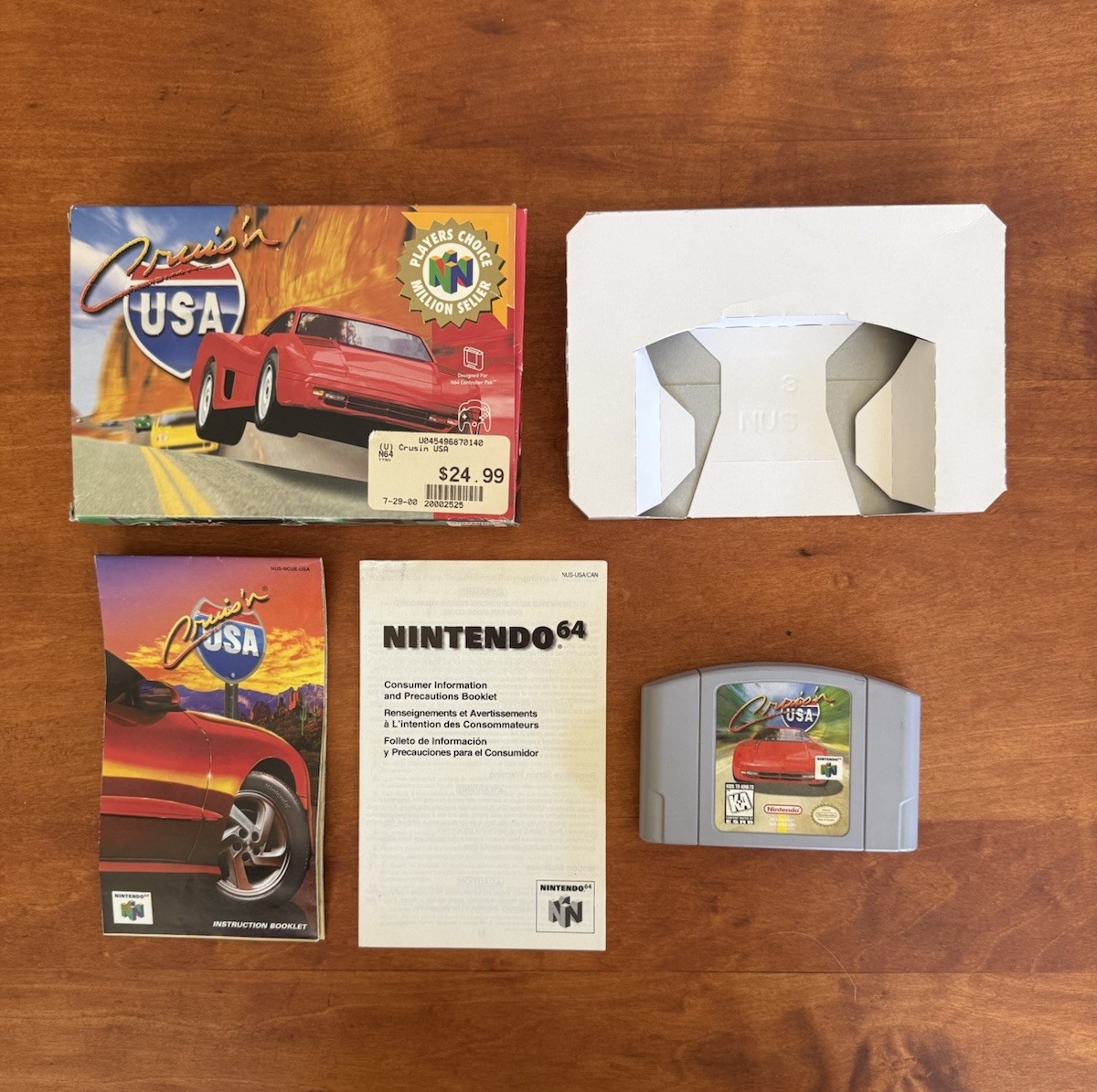 Crusin’ Cruis’n USA (Nintendo 64 N64) CIB Complete & Tested – Ships Fast