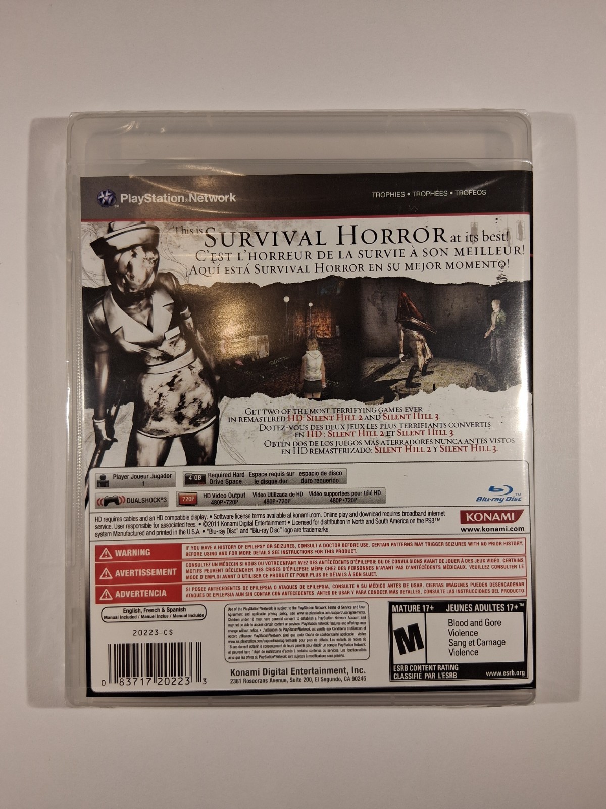 Silent Hill HD Collection (Sony PlayStation 3, 2012) PS3 NEW 《**FAST SHIPPING**》