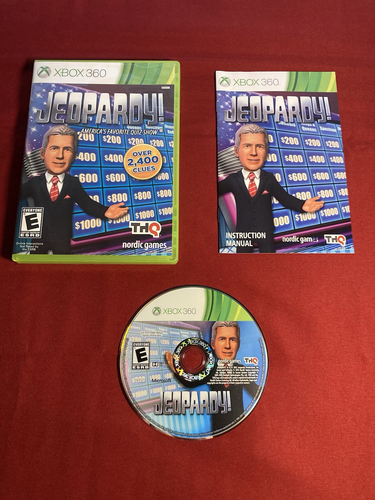 Jeopardy! Microsoft Xbox 360 CIB Tested Works