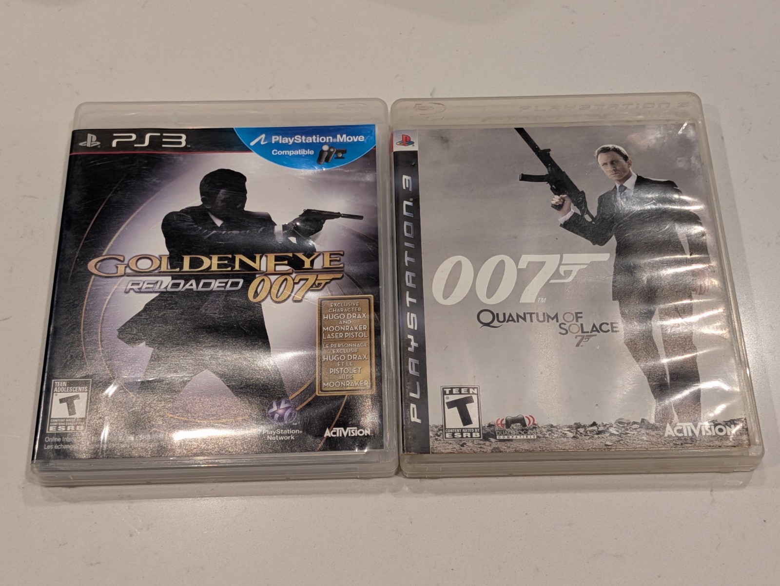 GoldenEye 007 Reloaded + 007 Quantum Of Solace PlayStation 3 PS3 Tested