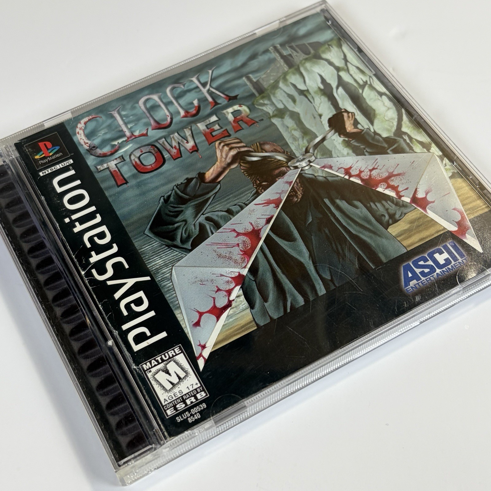 Clock Tower PlayStation 1 PS1 Complete Game Sealed Manual Registration ASCII