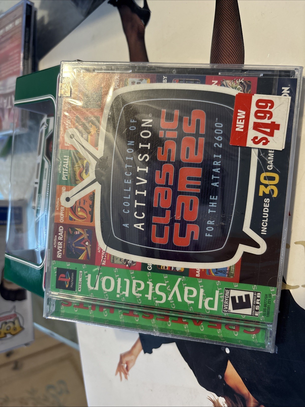 Activision Classics PS1 (Sony PlayStation 1, 1998) new cracks case atari 2600
