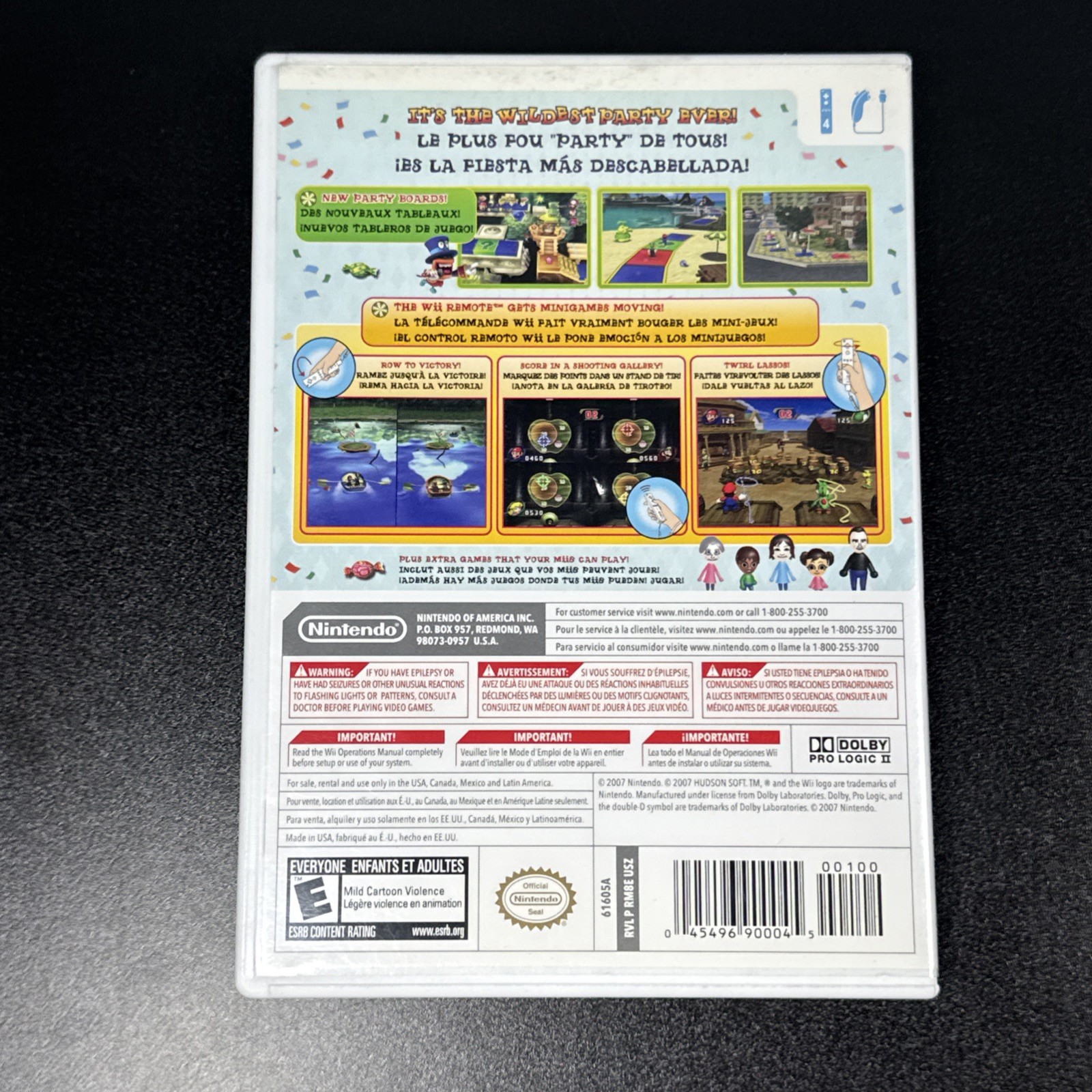 Mario Party 8 (Nintendo Wii, 2006) Complete in Box CIB Tested