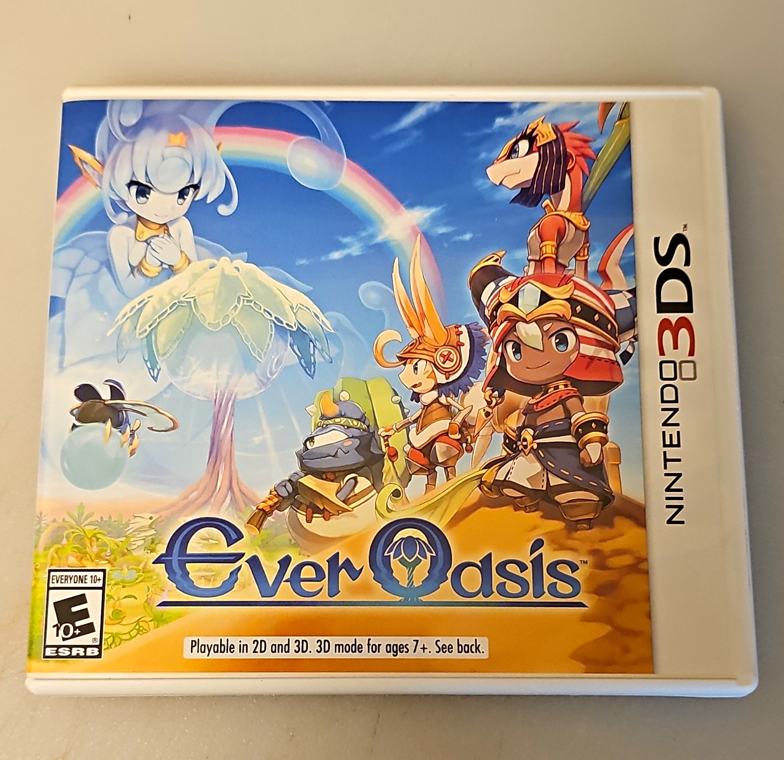 Nintendo Ever Oasis Nintendo 3DS Game Cartridge & Case E10+ NTSC-U/C