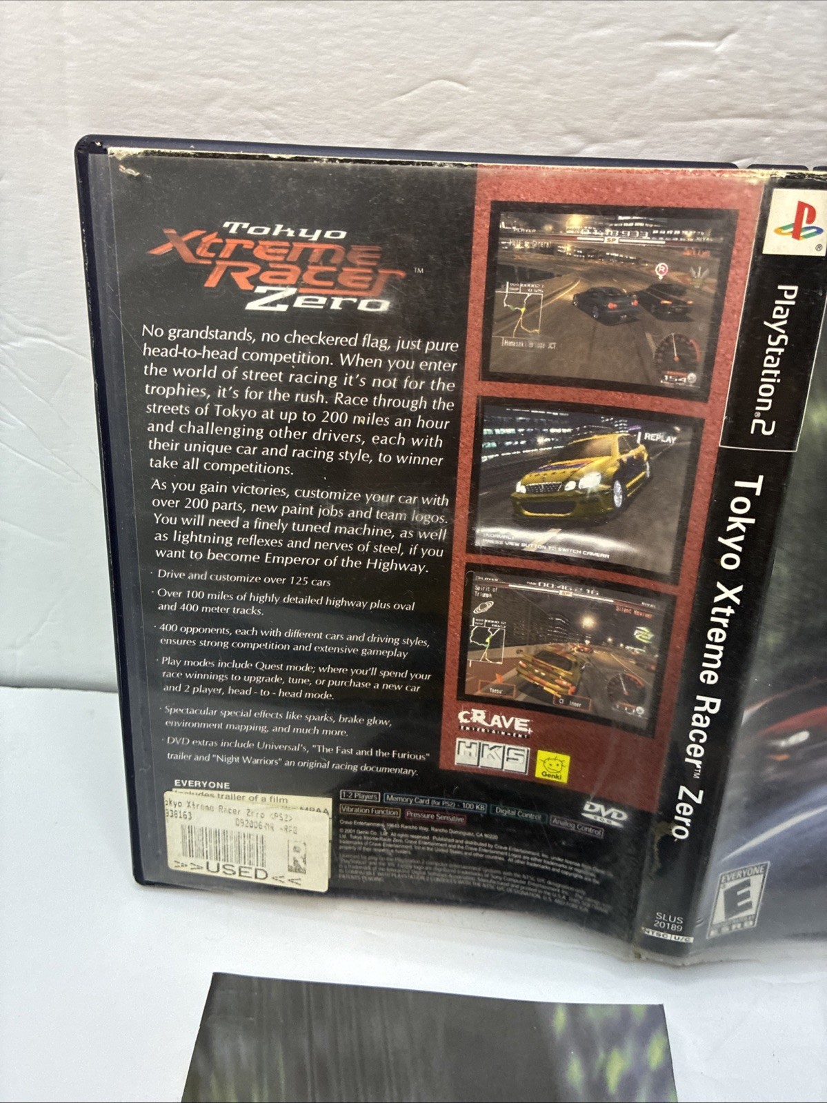 Tokyo Xtreme Racer Zero (Sony PlayStation 2) – Complete CIB, TESTED AND WORKING