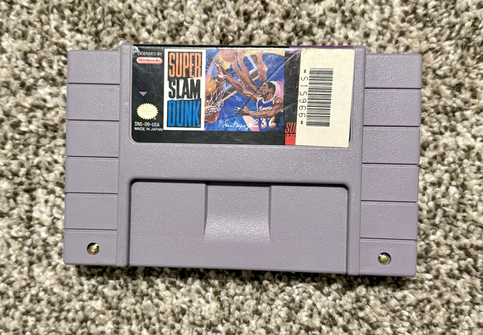Super Slam Dunk (Super Nintendo SNES, 1993) – Pre-Owned – Great Condition!