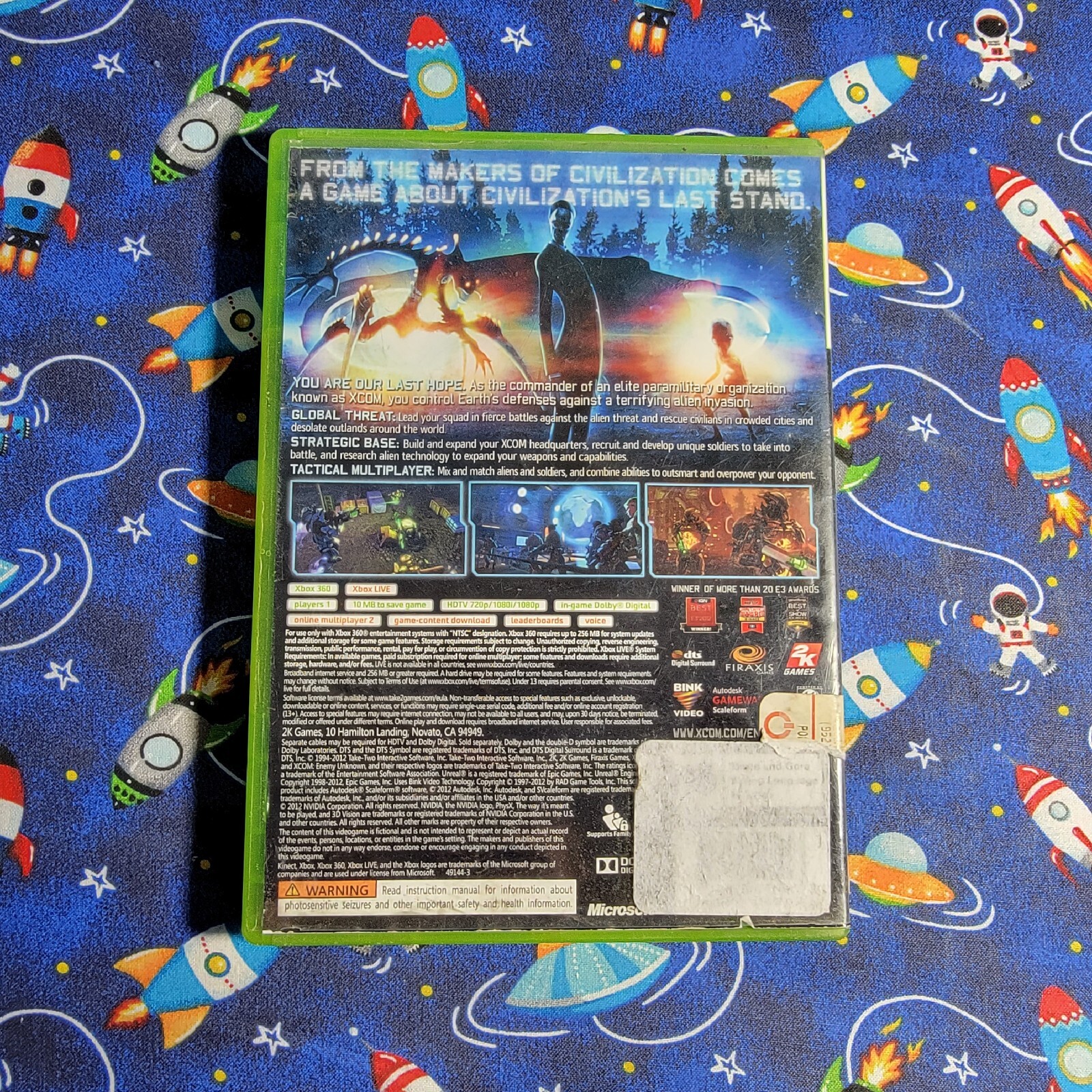XCOM Enemy Unknown – Xbox 360 Game – Tested Working! (See Pics)