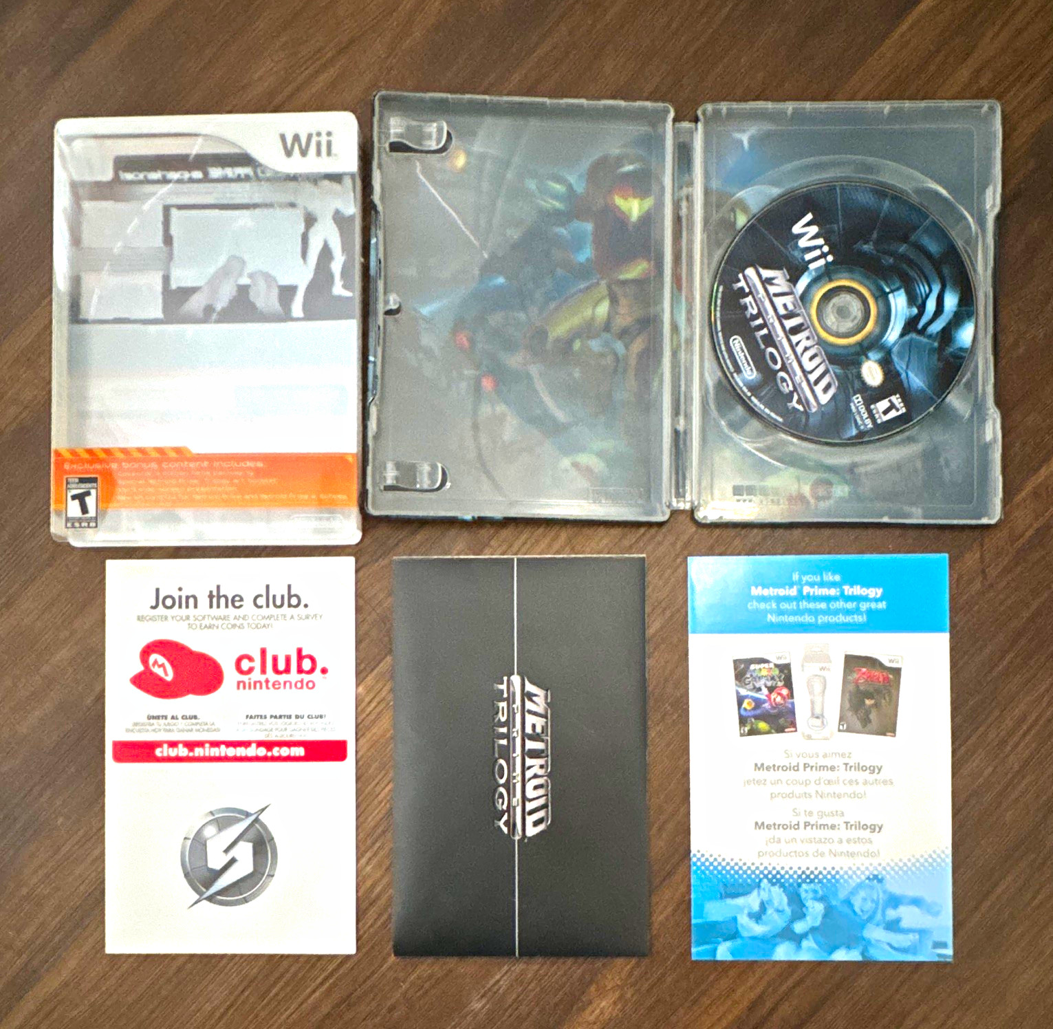 Nintendo Metroid Prime Trilogy Wii collectors edition