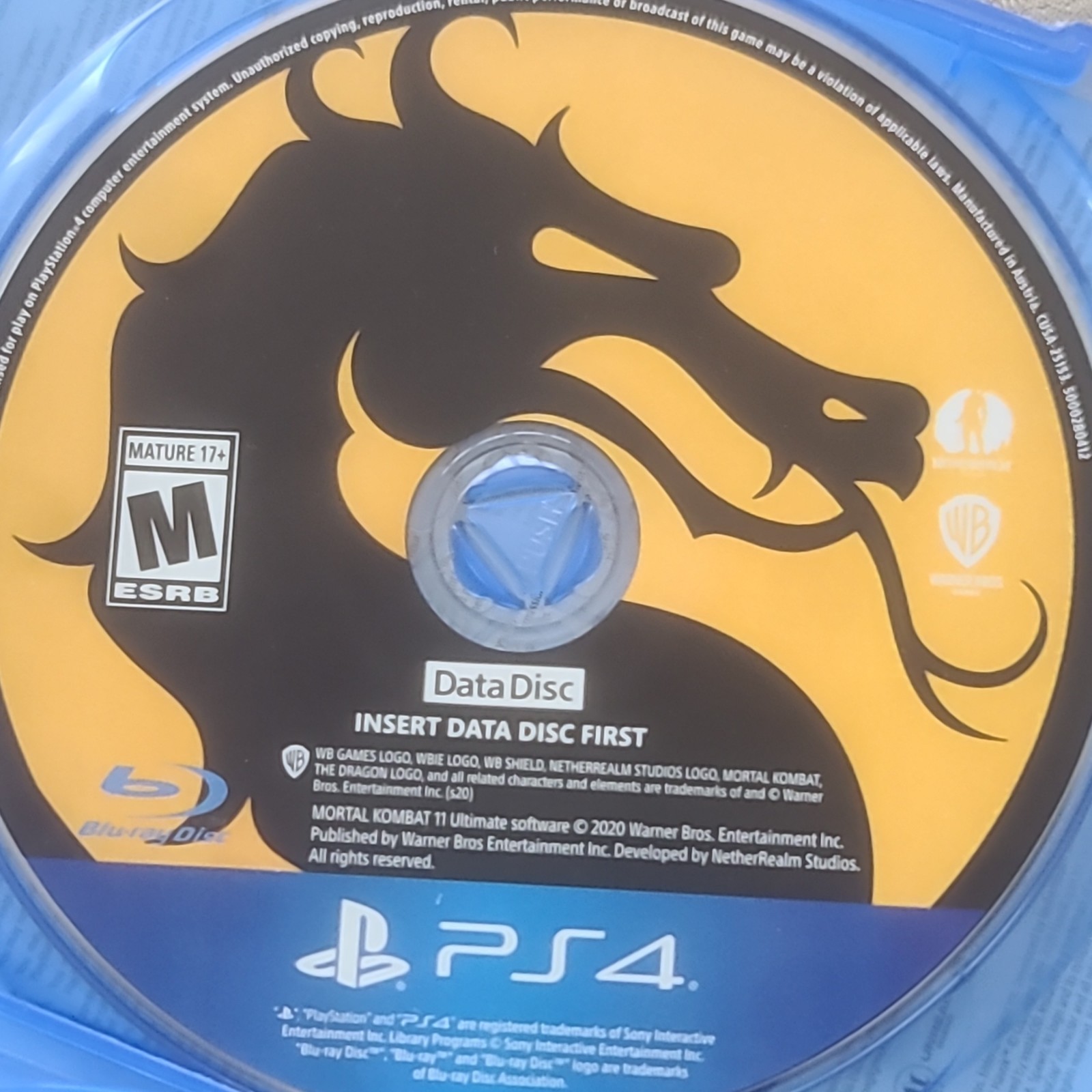 Warner Bros. Mortal Kombat 11 Ultimate Edition PS4 2-Disc Set M 2020